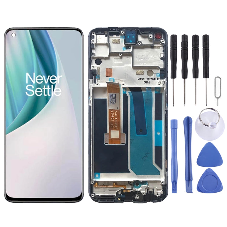 Per OnePlus Nord N10 5G BE2029 Digitizer assemblaggio completo con schermo LCD OEM con cornice, For OnePlus Nord N10 5G Per OnePlus Nord N10 5G BE2029 Digitizer assemblaggio completo con schermo LCD OEM con cornice, For OnePlus Nord N10 5G